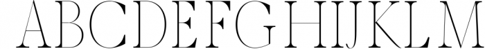 Glamour Luxury Serif Font Family 4 Font UPPERCASE