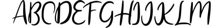 Glatefa | Modern Script Font Font UPPERCASE