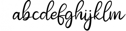 Glatefa | Modern Script Font Font LOWERCASE