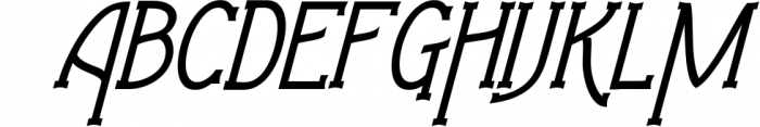 Gleams Serif Display 1 Font UPPERCASE