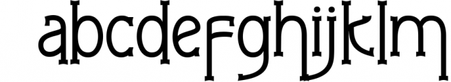 Gleams Serif Display 2 Font LOWERCASE