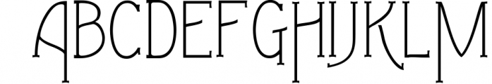 Gleams Serif Display Font UPPERCASE