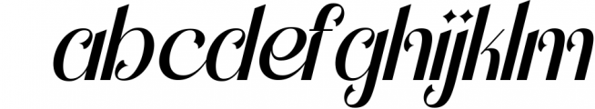 Glenite Elegante Font LOWERCASE