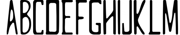 Glennda Handmade Serif Typeface 1 Font UPPERCASE