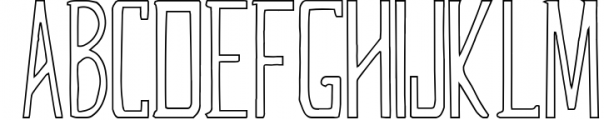 Glennda Handmade Serif Typeface 4 Font UPPERCASE