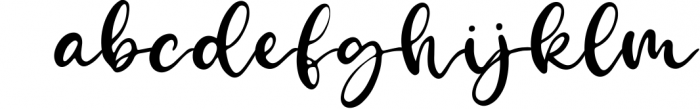 Glimmering Sleigh - Handwritten Script Font Font LOWERCASE