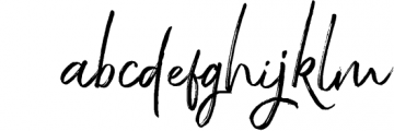Gloriant Signature Script 1 Font LOWERCASE