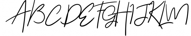 Gloriant Signature Script Font UPPERCASE