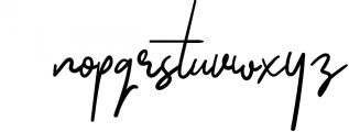 Gloriant Signature Script Font LOWERCASE