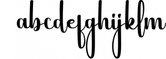 Glory Signature Font LOWERCASE