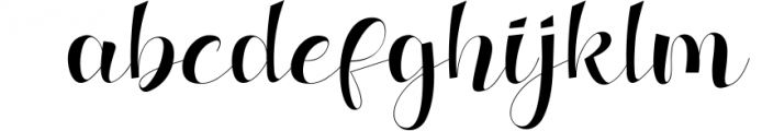 Gloucester - Modern Calligraphy Font Font LOWERCASE