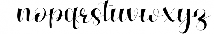 Gloucester - Modern Calligraphy Font Font LOWERCASE