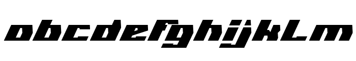 GLADIATOR SPORT Bold Italic Font LOWERCASE