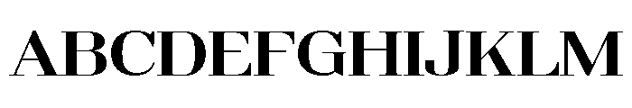 GLAMOROUS-Regular Font UPPERCASE