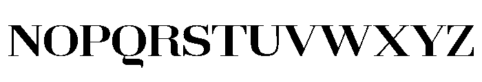 GLAMOROUS-Regular Font LOWERCASE