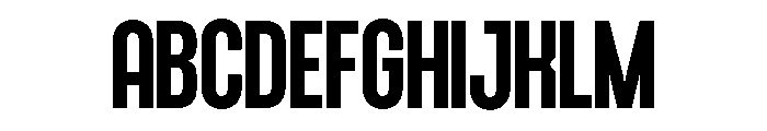 GLAROIX Regular Font UPPERCASE