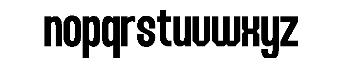 GLAROIX Regular Font LOWERCASE
