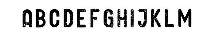 GLIFORD DEMO Grunge Font LOWERCASE