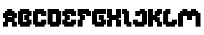 GLITCH Bold Font UPPERCASE
