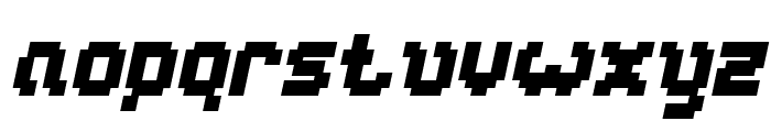 GLITCH Italic Font LOWERCASE