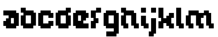 GLITCH-Light Font LOWERCASE