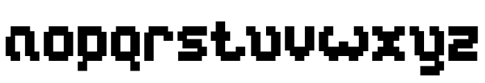 GLITCH-Light Font LOWERCASE