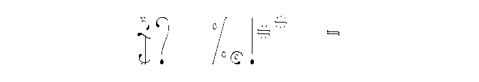 GLOBE Font OTHER CHARS