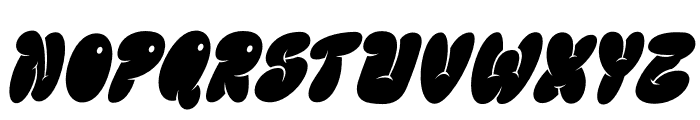 GLOREST SHUFLE Italic Font UPPERCASE
