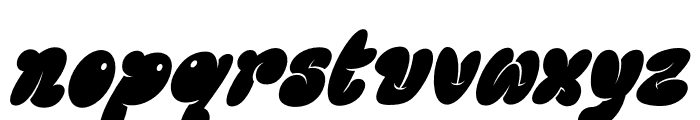 GLOREST SHUFLE Italic Font LOWERCASE