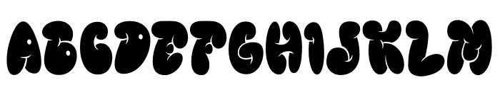 GLOREST SHUFLE Font UPPERCASE