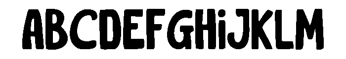 GLUBIO Regular Font UPPERCASE