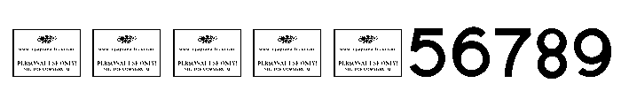 Glacier Free Regular Font OTHER CHARS