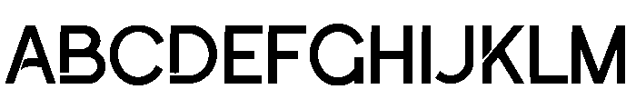 Glacier Free Regular Font UPPERCASE