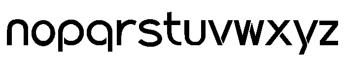 Glacier Free Regular Font LOWERCASE