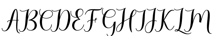 Gladiolus Script Font UPPERCASE