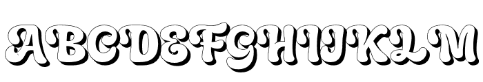 GladoliaDEMO-Shadow Font UPPERCASE