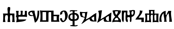 Glagolitsa Font LOWERCASE