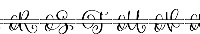 Glam Font UPPERCASE
