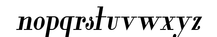 Glamor Bold Condensed Italic Font LOWERCASE