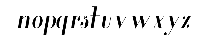 Glamor-CondensedItalic Font LOWERCASE