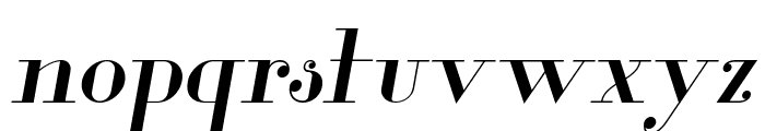 Glamor Italic Font LOWERCASE