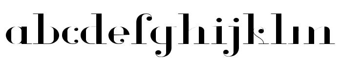 Glamor Light Extended Font LOWERCASE