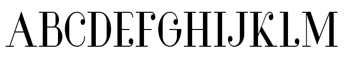 Glamor Medium Condensed Font UPPERCASE