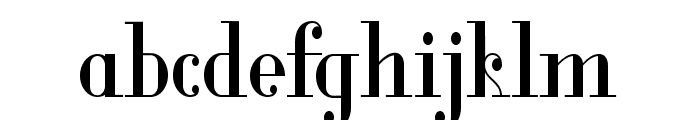 Glamor Medium Condensed Font LOWERCASE
