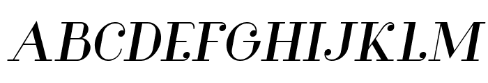 Glamor Medium Italic Font UPPERCASE