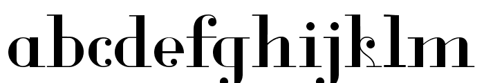 Glamor Regular Font LOWERCASE