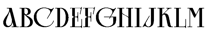 Glamour Avegato DEMO Regular Font UPPERCASE