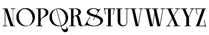 Glamour Avegato DEMO Regular Font UPPERCASE