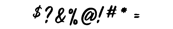 Glamour Magazine Font OTHER CHARS