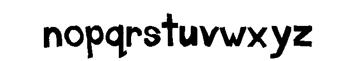 Glavamanage Free Font LOWERCASE